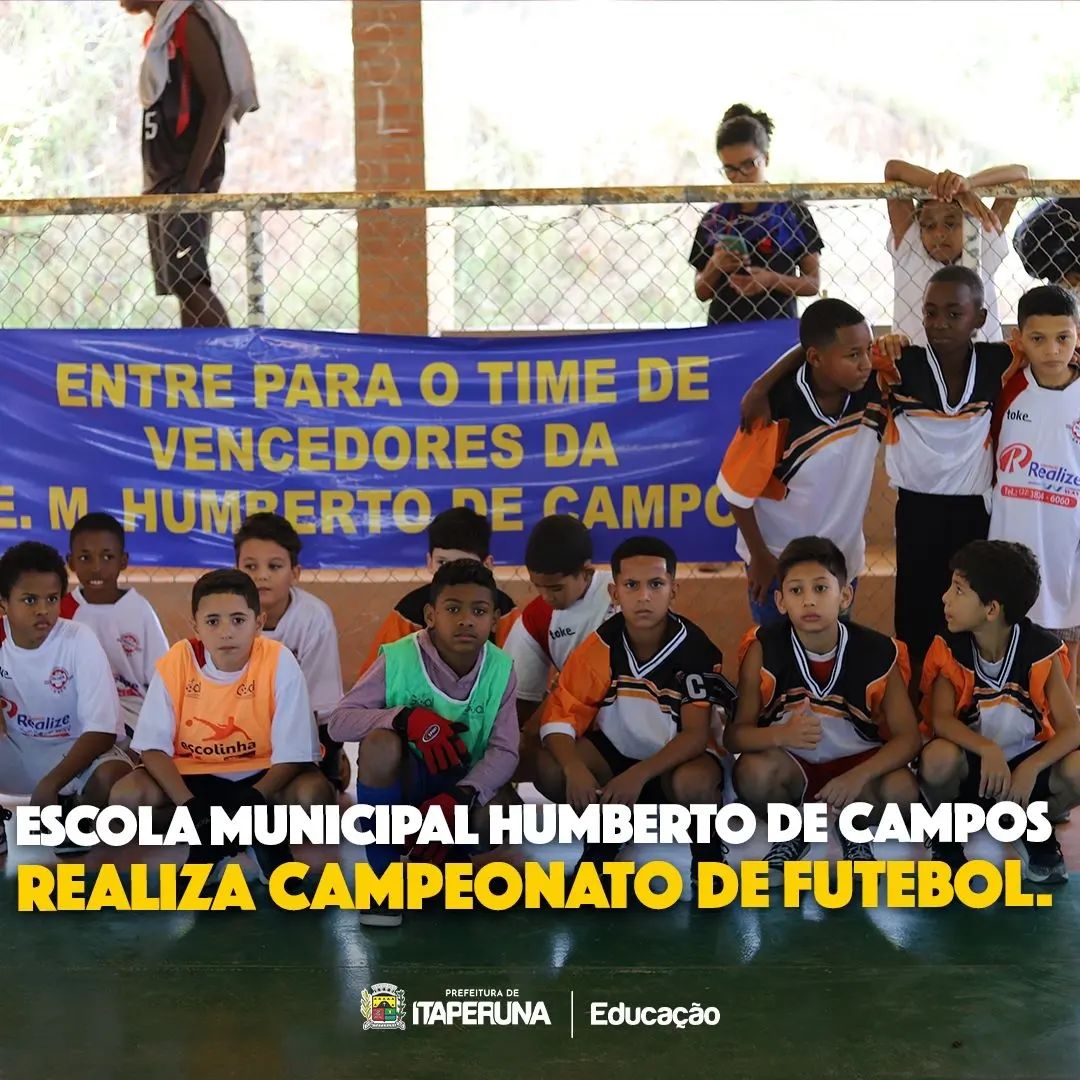 Campeonato municipal faz alunos de escolas públicas aprenderem